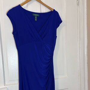 Lauren Ralph Lauren Royal Blue Midi Dresses